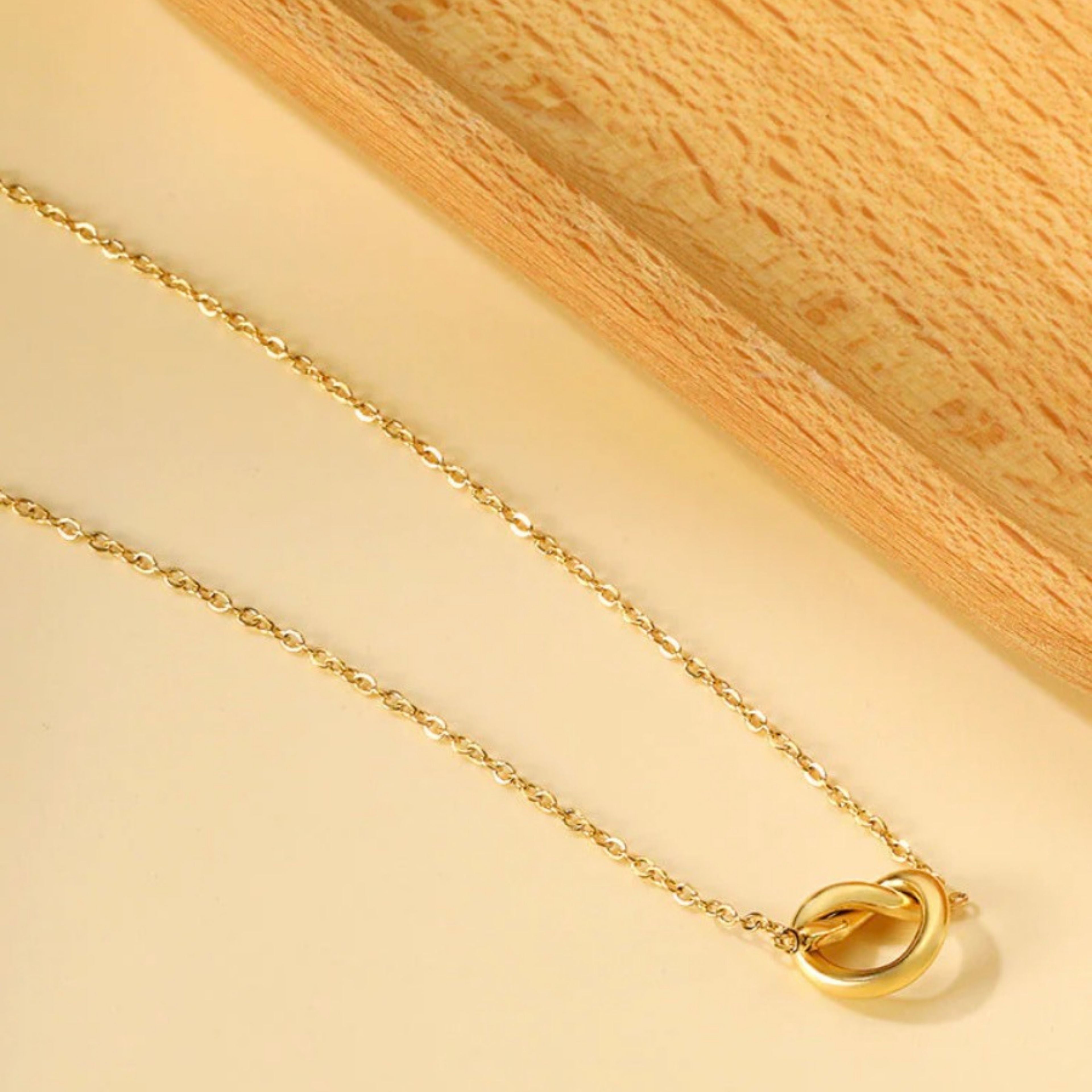 Love Knot Rope Clasp Pendant Necklace
